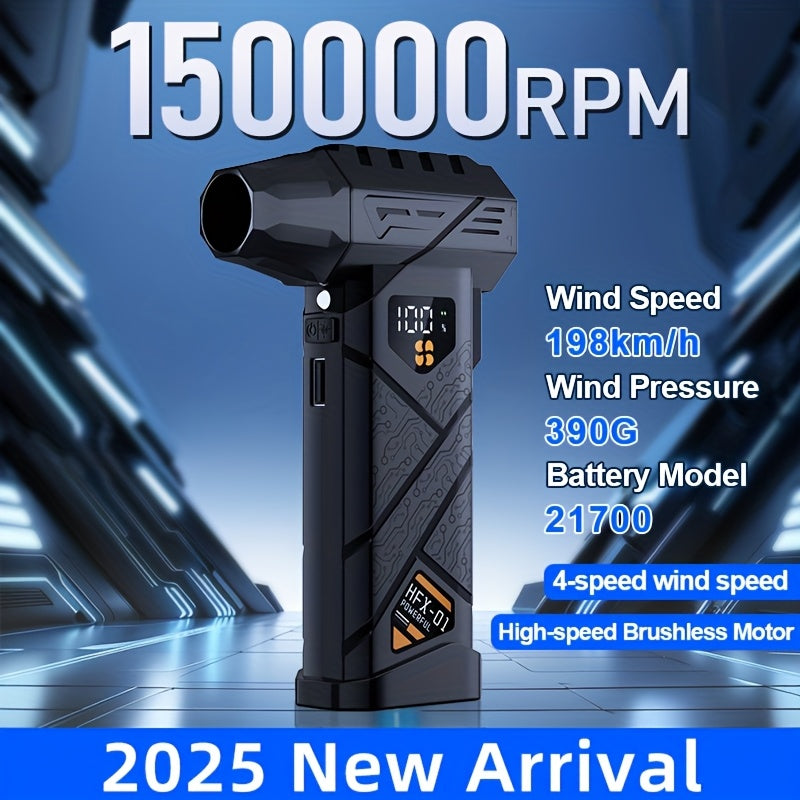 DustNova™ Rechargeable Air Duster | 150,000 RPM Cordless Cleaning Power