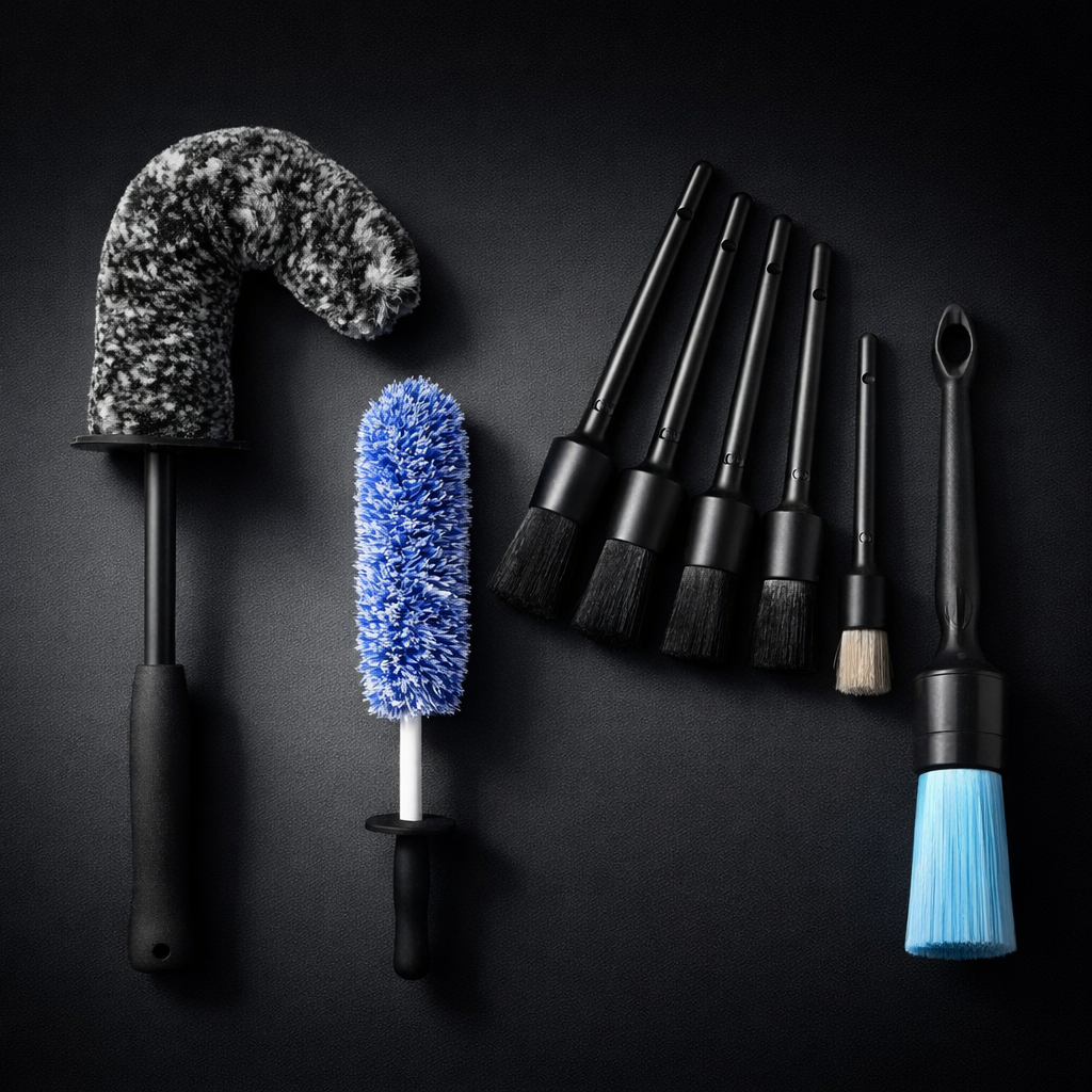 FlexClean™ Wheel Brush Kit (3-in-1 Detailing Set)